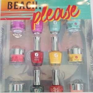 Revel nail dip powder and matching nail polishes